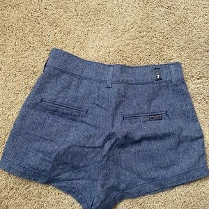 7 FOR ALL MANKIND CHAMBRAY SHORTS